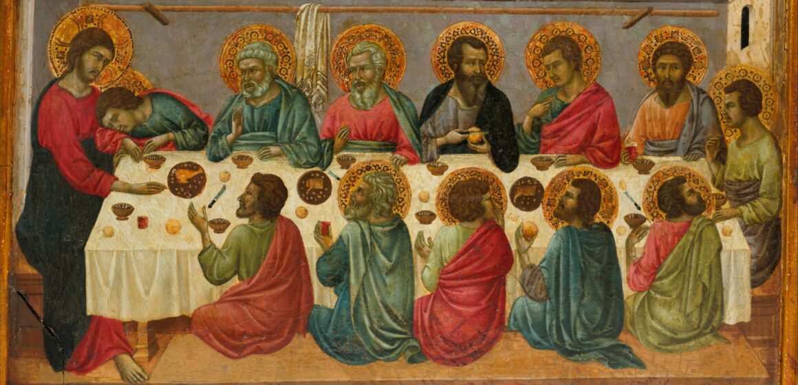 1г_Ugolino_di_Nerio._The_Last_Supper_Metropolitan_mus._N-Y